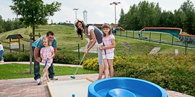 Minigolfanlage im Erlebnispark Teichland